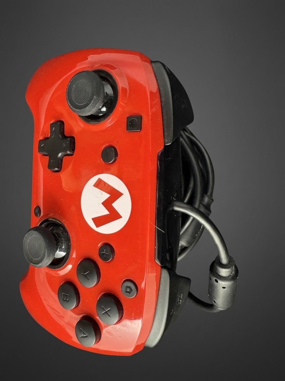 Red Wired Mario-Style USB Game Controller Nintendo switch - Picture 2 of 5